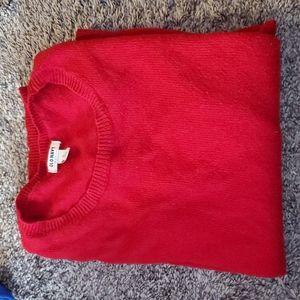 Red sweater